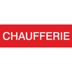 Autocollant Chaufferie