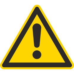 Autocollant Danger Général