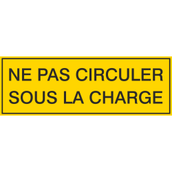 Autocollant Ne Pas Circuler Sous La Charge