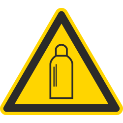 Autocollant Danger Bouteilles De Gaz