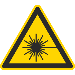 Autocollant Danger Rayonnement Laser