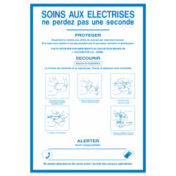 Autocollant Consigne De Sécurité Electrocution