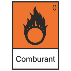 Autocollant Produit Dangereux Comburant