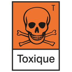 Autocollant Produit Dangereux Toxique