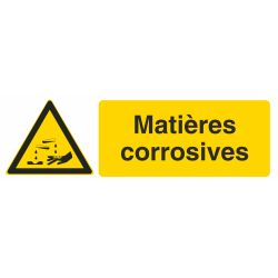 Autocollant Produit Dangereux Matières Corrosives