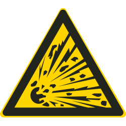 Autocollant Matières Explosives