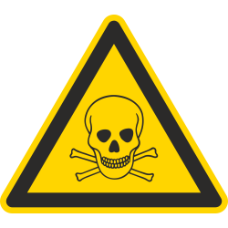 Autocollant Matières Toxiques
