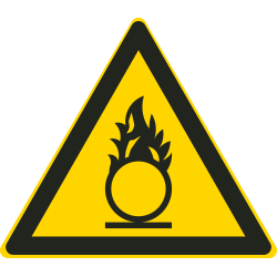 Autocollant Matières Comburant
