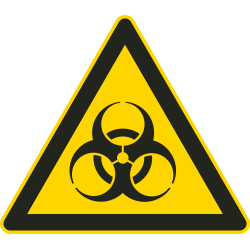 Autocollant Risque Biologique