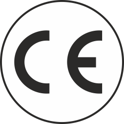 Autocollant Logo Ce Rond