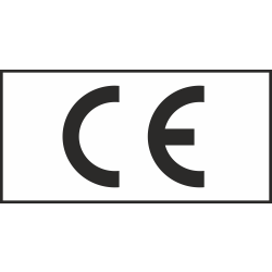 Autocollant Logo Ce Rectangle
