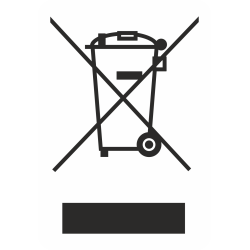 Autocollant Etiquette Weee Blanc