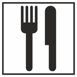 Autocollant Information Cantine