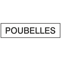 Autocollant Information Poubelles