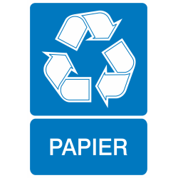 Autocollant Recyclage Papier