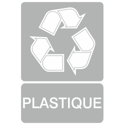 Autocollant Recyclage Plastique