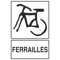 Autocollant Recyclage Ferrailles