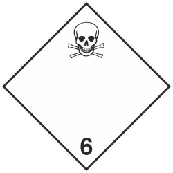 Autocollant Transport Toxiques