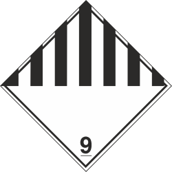 Autocollant Transport Autres Matières Dangereuses