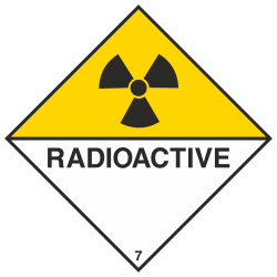 Autocollant Transport Radioactif 7d