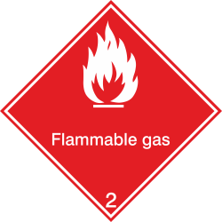 Autocollant Transport Maritime Gaz Combustibles
