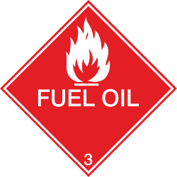 Autocollant Transport Maritime Carburant