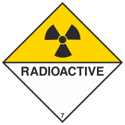 Autocollant Transport Maritime Matières Radioactives