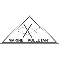 Autocollant Transport Maritime Polluant De L'eau