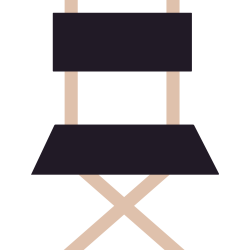 Autocollant Métier Audiovisuel Siège Tournage