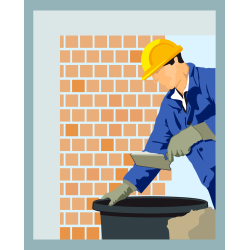 Autocollant Métier Travaux Publics Ouvrier 4