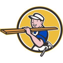 Autocollant Métier Travaux Publics Menuisier