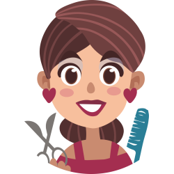 Autocollant Métier Coiffure 1