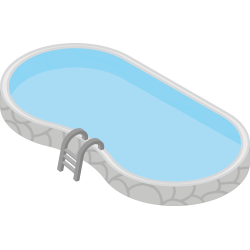 Autocollant Métier Travaux Publics Piscine 3