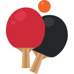 Autocollant Métier Loisirs Sport Ping Pong