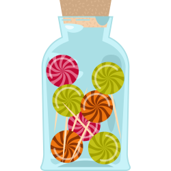 Autocollant Métier Commerçant Confiserie 4