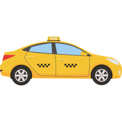 Autocollant Métier Transport Taxi 4