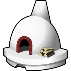 Autocollant Four à Pizza