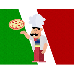 Autocollant Pizza Chef