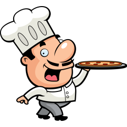 Autocollant Pizza Chef 4