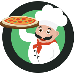 Autocollant Pizza Chef 5