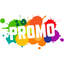 Autocollant Soldes Promo Splash