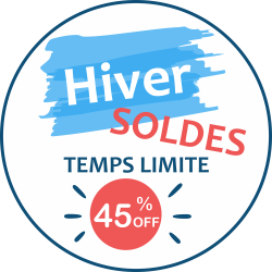 Autocollant Soldes Hiver