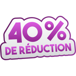 Autocollant Soldes 40% De Réduction