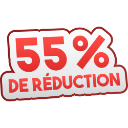 Autocollant Soldes 55% De Réduction