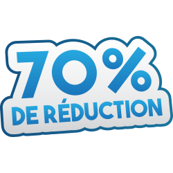 Autocollant Soldes 70% De Réduction