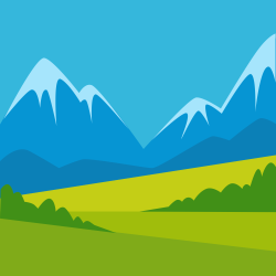 Autocollant Logo Nature Paysage 9