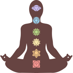 Autocollant Logo Yoga Meditation 1