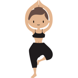 Autocollant Logo Yoga Meditation 3