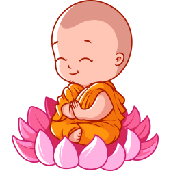 Autocollant Logo Yoga Meditation 8