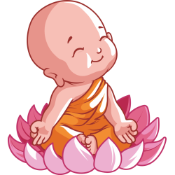 Autocollant Logo Yoga Meditation 10